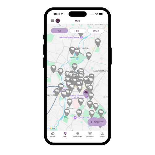 Find sculptures map Find sculptures map
